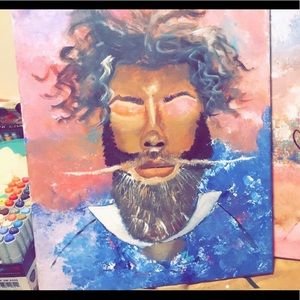 “Dante” Acrylic on canvas 16x20